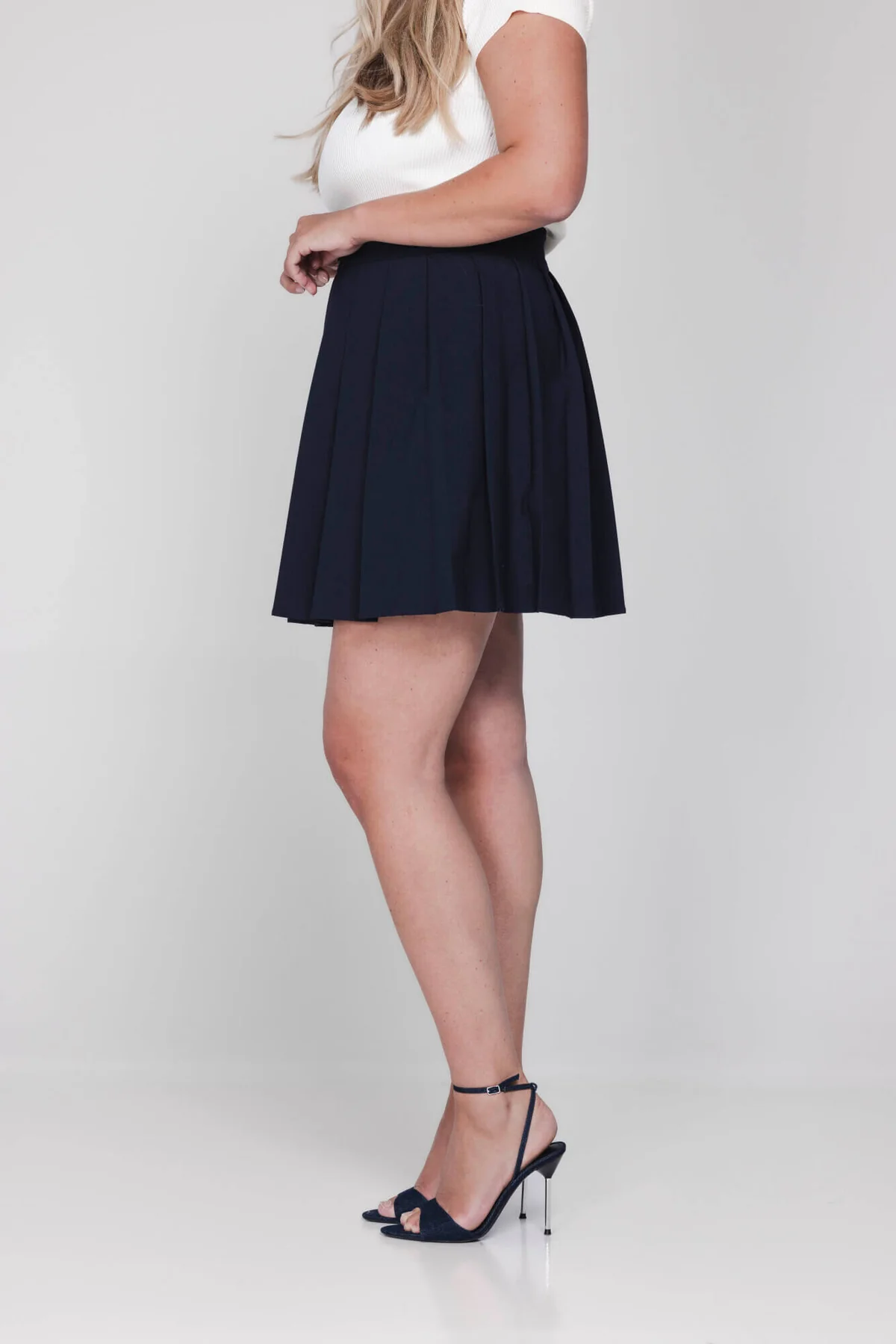 Rosa Skirt - Midnight Blue Accentil