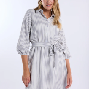 Dany Dress Grey/White Freebird